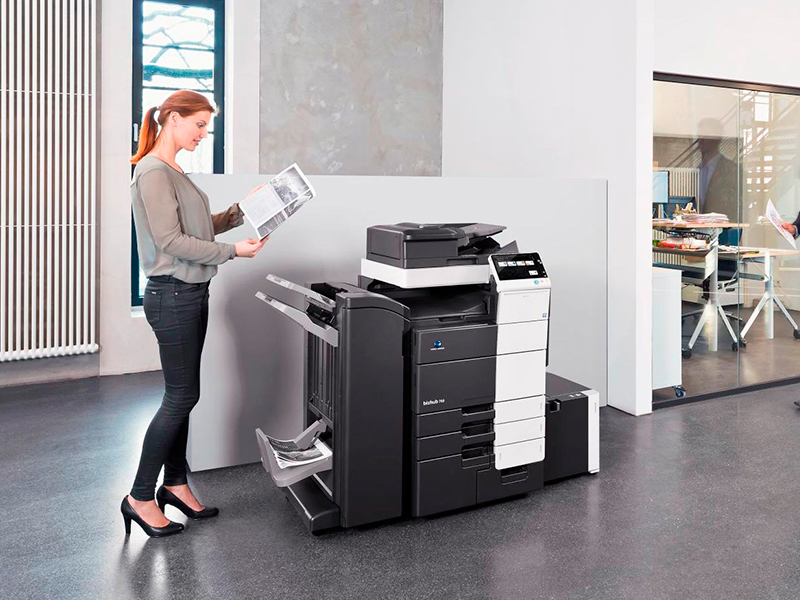Impresión en copiadora de alto volumen Konica Minolta